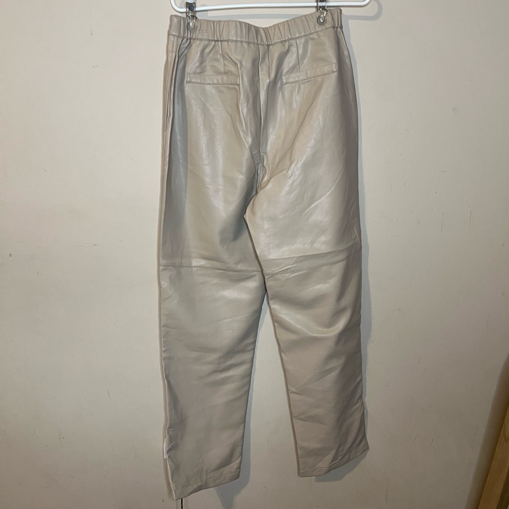 WAYF Faux Leather Pants - Picture 3 of 9